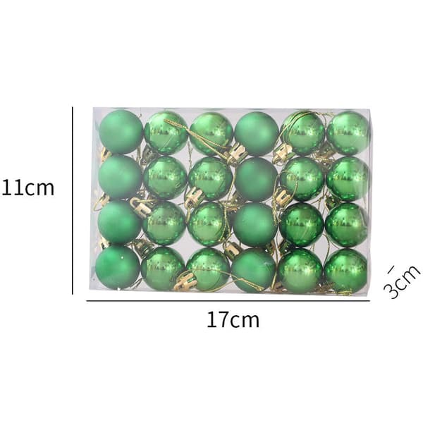 Julgranskulor 24pcs