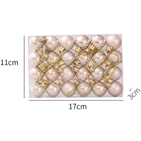 Julgranskulor 24pcs