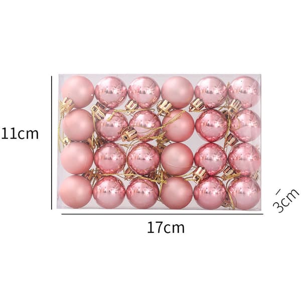Julgranskulor 24pcs