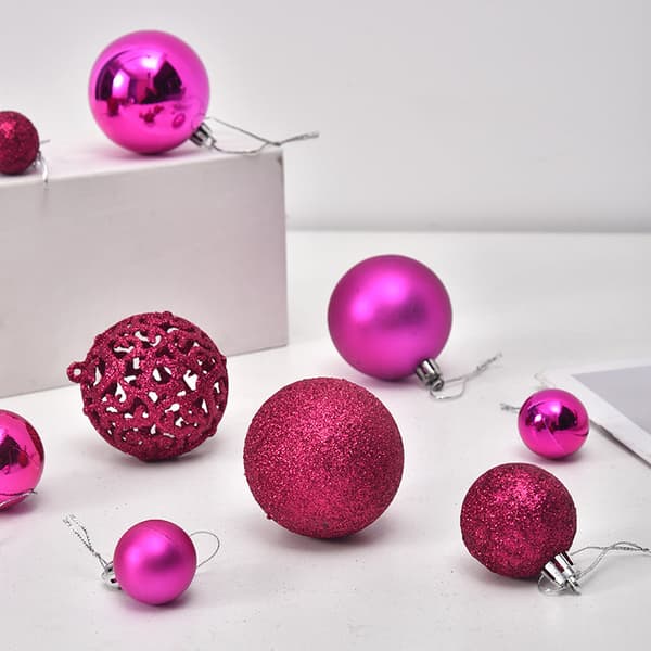 3/4/6cm 100pcs Julgranskulor
