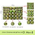 Miniatyrbild 3 av 11: 3/4/6cm 100pcs Julgranskulor