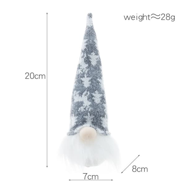 Jultomte LED-ljus B gray