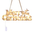 Miniatyrbild 5 av 7: Juldekoration Merry Chritsmas LED-ljus