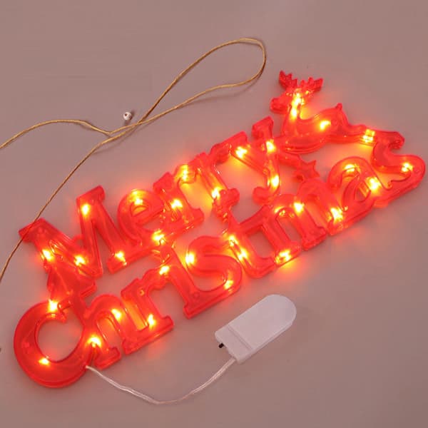 Juldekoration Merry Chritsmas LED-ljus