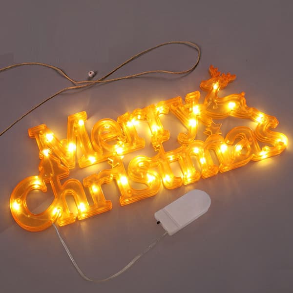 Juldekoration Merry Chritsmas LED-ljus