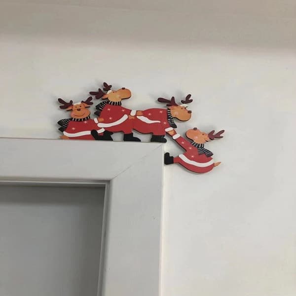 Juldekoration för dörröverstycke