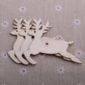Miniatyrbild 4 av 11: Juletiketter trä 10pcs