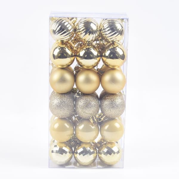 36pcs julgranskulor