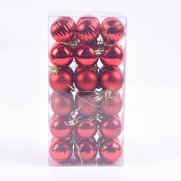 36pcs julgranskulor