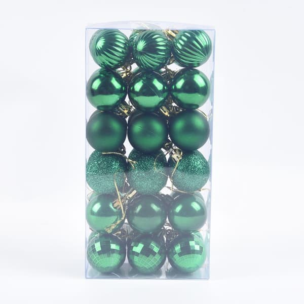 36pcs julgranskulor
