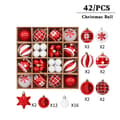 Miniatyrbild 7 av 11: Julgranskulor 16pcs