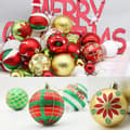 Miniatyrbild 5 av 11: Julgranskulor 16pcs