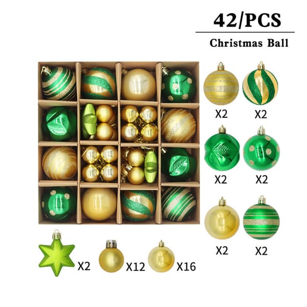 Julgranskulor 16pcs