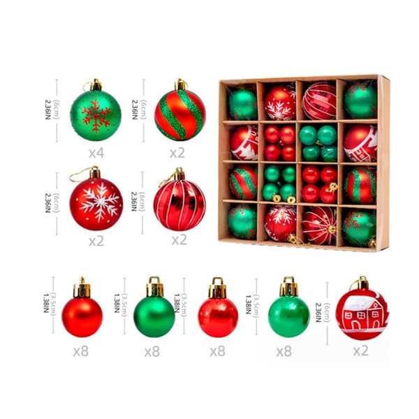 Julgranskulor 16pcs