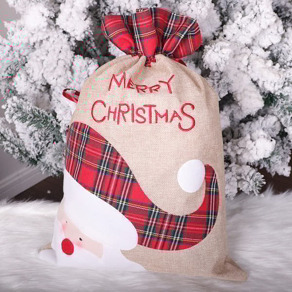 Julklappssäck Gunny Bag Santa Claus