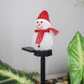 Miniatyrbild 7 av 10: Solcellslampa jul snögubbe