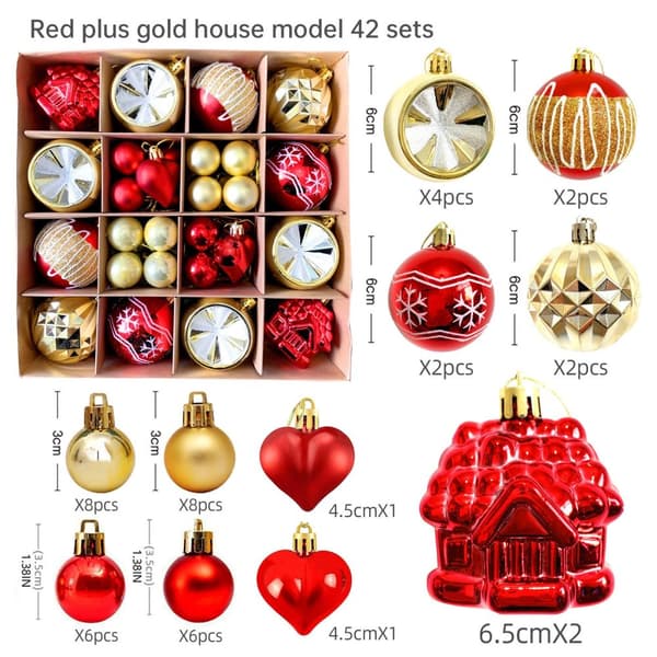 Julgranskulor 40pcs