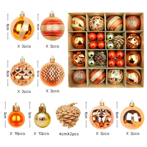 Julgranskulor 40pcs