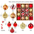 Miniatyrbild 8 av 11: Julgranskulor 40pcs