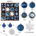 Miniatyrbild 1 av 11: Julgranskulor 40pcs