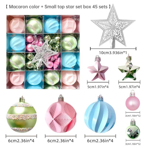 Julgranskulor 40pcs