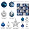 Miniatyrbild 1 av 11: Julgranskulor 40pcs