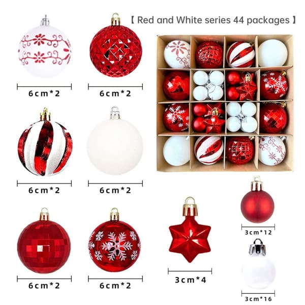 Julgranskulor 40pcs
