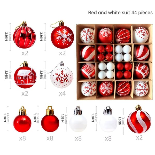 Julgranskulor 40pcs