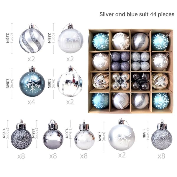 Julgranskulor 40pcs