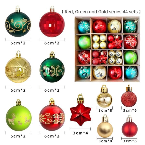 Julgranskulor 40pcs