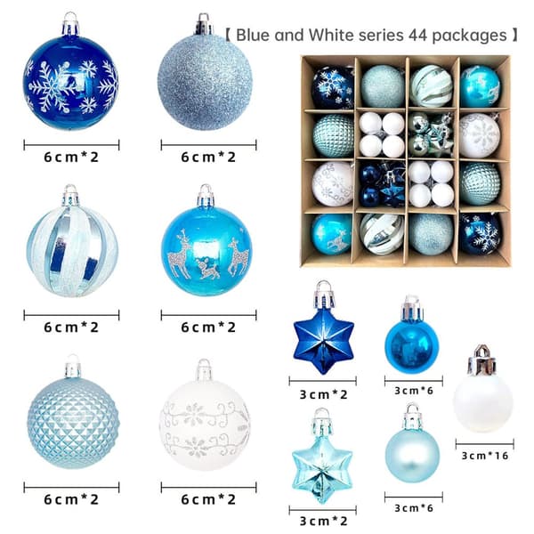 Julgranskulor 40pcs