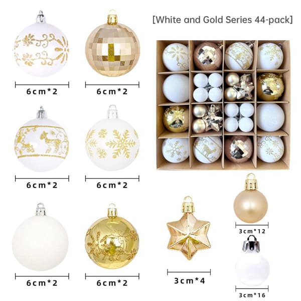 Julgranskulor 40pcs