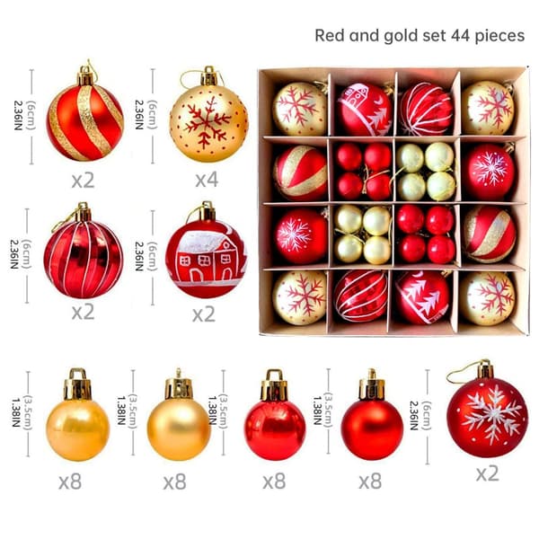 Julgranskulor 40pcs