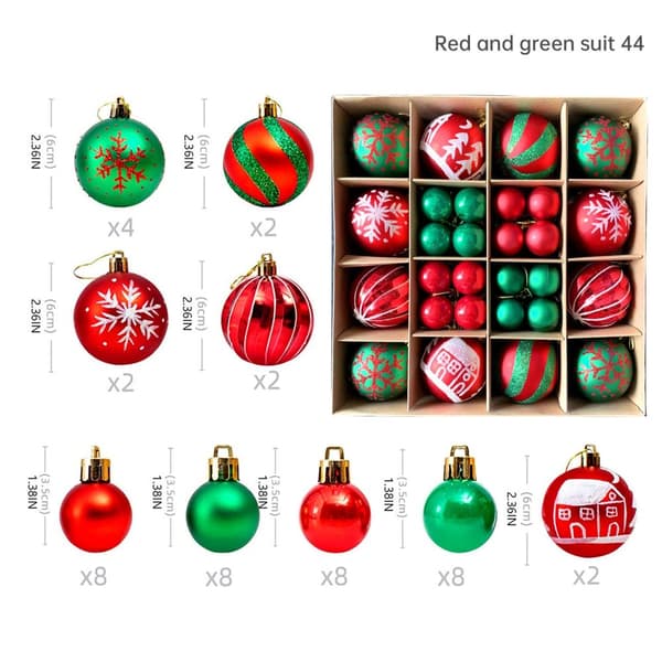 Julgranskulor 40pcs