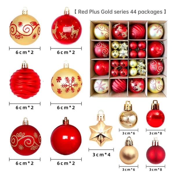 Julgranskulor 40pcs