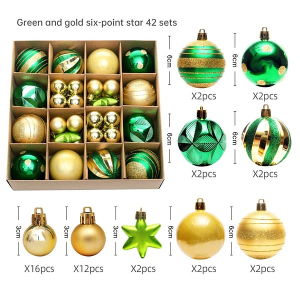 Julgranskulor 40pcs