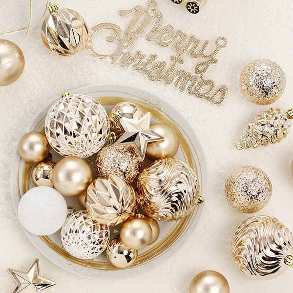 Julgranskulor 65pcs