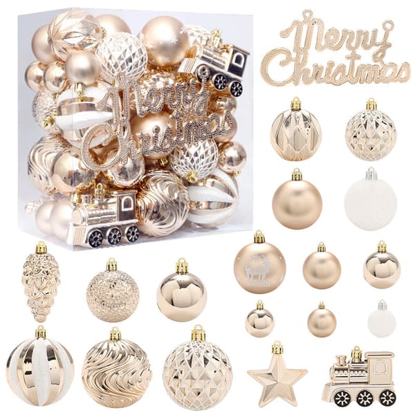 Julgranskulor 65pcs