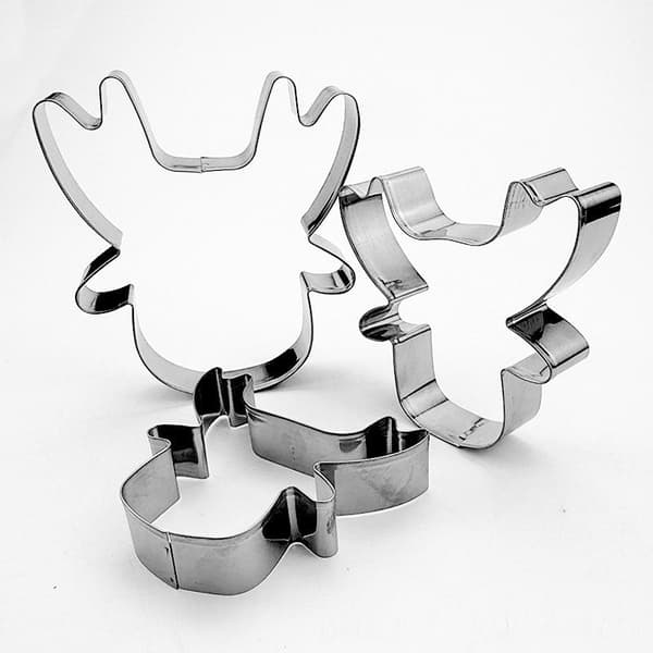 Kakformar jul pepparkaksform 3pcs