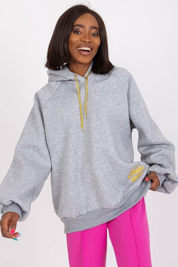 Sweatshirt model 163448 Ex Moda grey one-size-fits-all