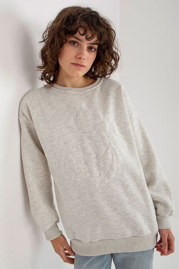 Sweatshirt model 174615 Ex Moda grey one-size-fits-all