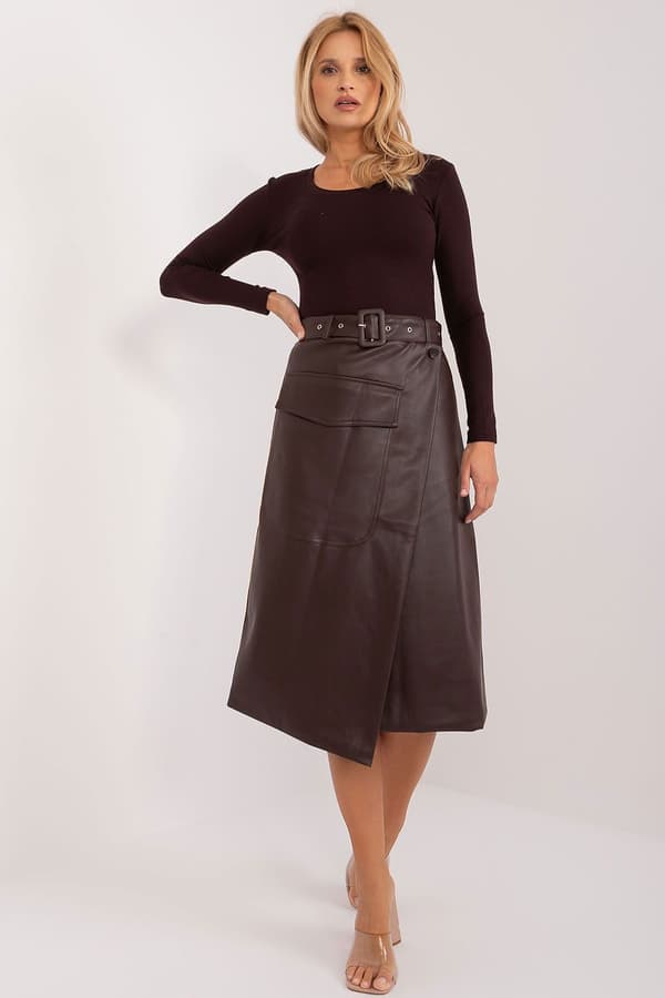 Skirt model 193269 Factory Price brown XS