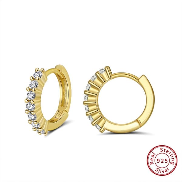 S925 sterling silver örhängen