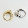 Miniatyrbild 4 av 7: 18K electroplated stainless steel ring