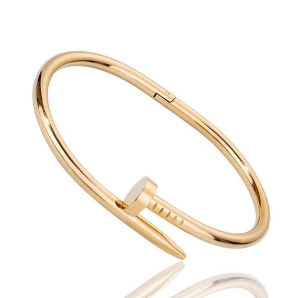 Diamond titanium steel Armband