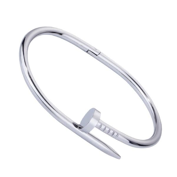 Diamond titanium steel Armband