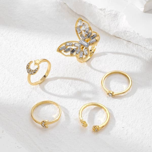 Ringar set fjäril