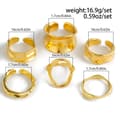 Miniatyrbild 5 av 8: 6Pcs/Set Ring