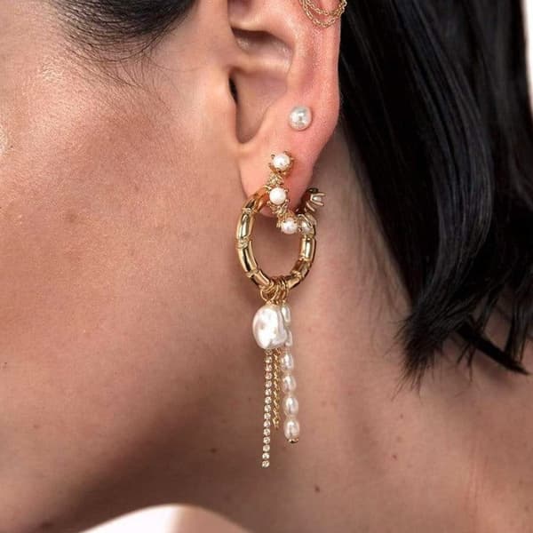 Örhänge Freshwater Pearl