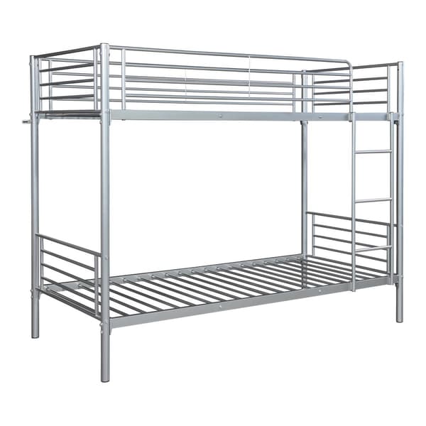 Våningssängstomme Soppsar 208,5x97x165 cm stål [en.casa]